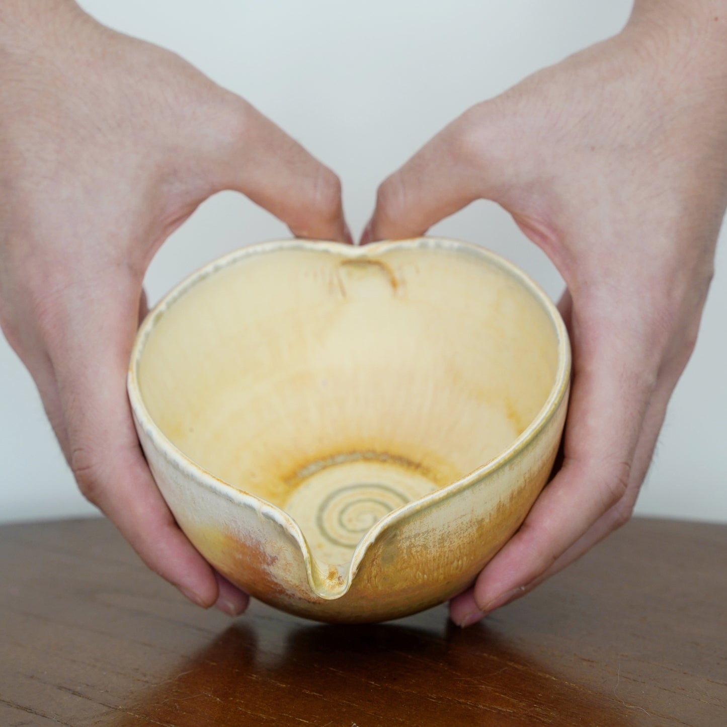 Chocolate Heart Shaped Matcha Bowl Set