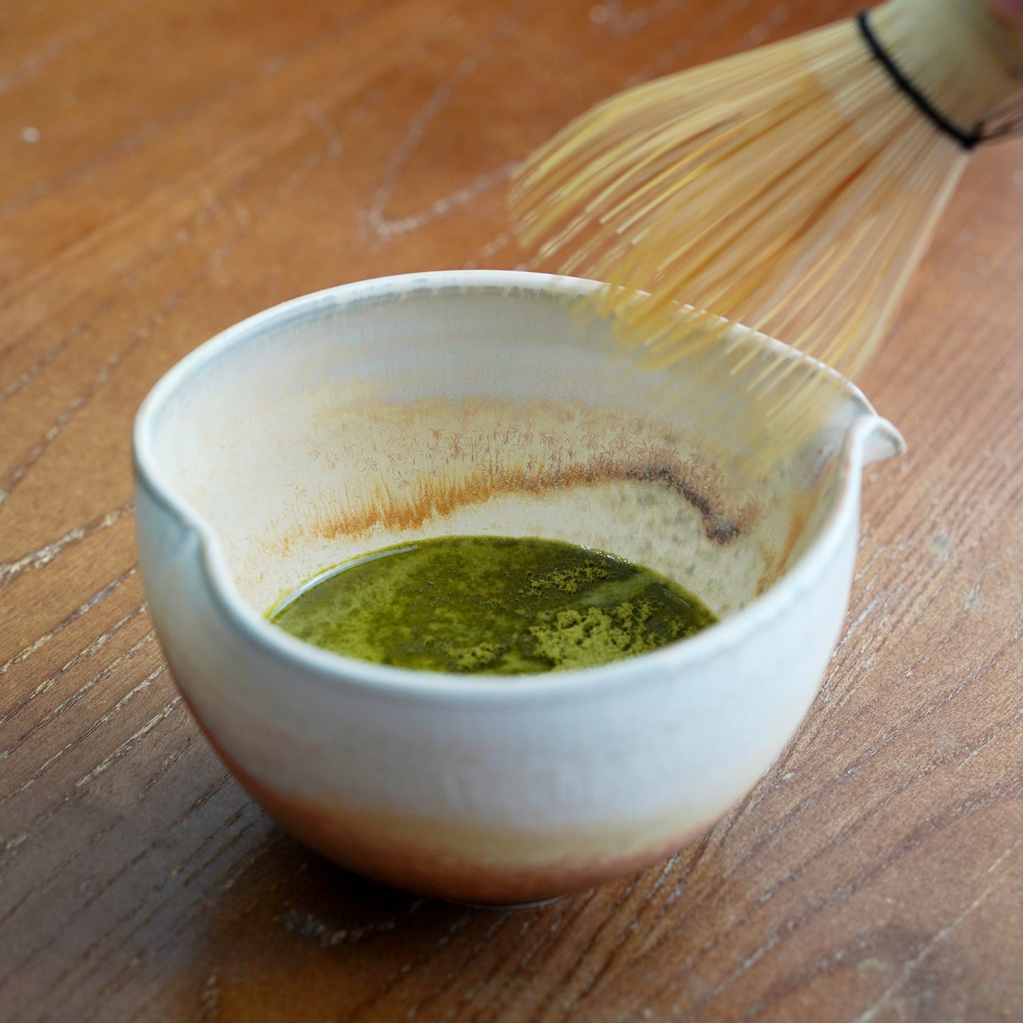 Chocolate Heart Shaped Matcha Bowl Set
