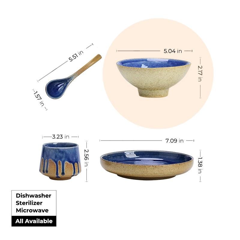 Handmade Ceramic Cereal Bowl ,Ceramic dish ,handmade dish, Ramon bowl, big ceramic bowl, Artisan Dinnerware , foodie gift | 5 colours