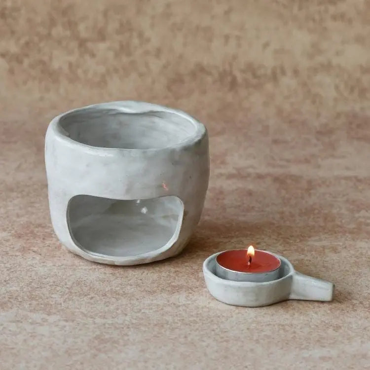 Ceramic Oil Burner,Palo Santo Essential Oil Burner,Fragrance Diffuser,Aromatherapy Oil Diffuser ,Wax Melt Burner,candle holder,Roast Oven