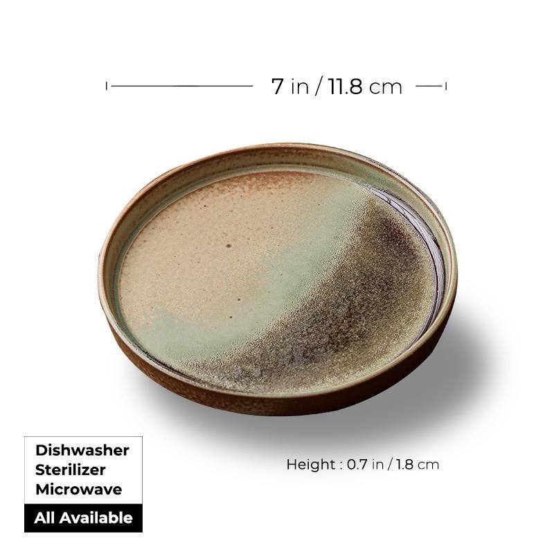 Pottery Dinner Plate,Sushi ceramic plate,Ceramic serving dish,Japanese ceramic dinnerware set,Steak Plate,pink ceramic set,Tableware setting