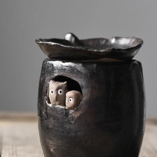 Ceramic Wax Melt Burner,Ceramic Owl Essential Oil Burner,Tea Light Holder,Fragrance Diffuser, Oil Diffuser ,Wax warmer ,Palo Santo Diffuser