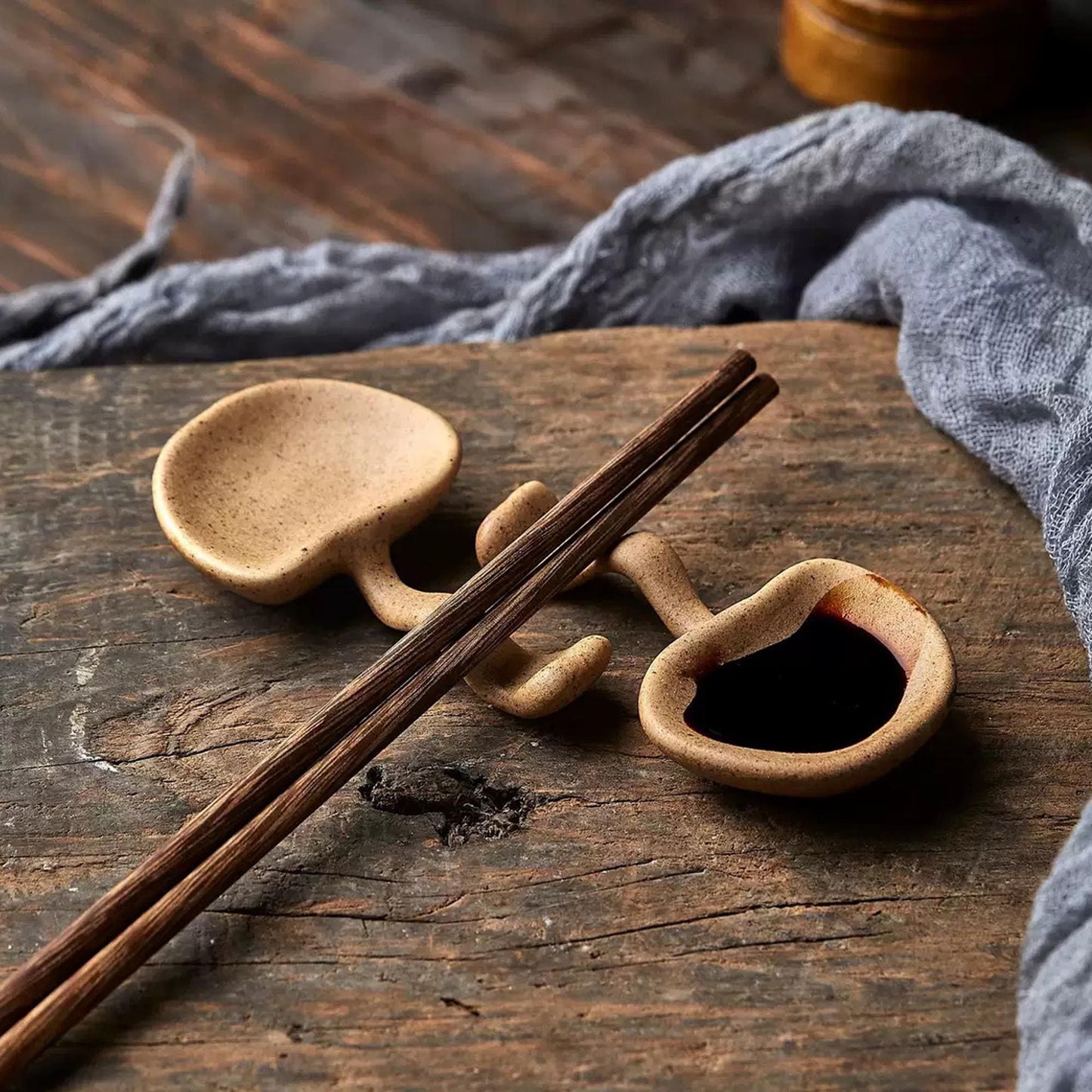 Set of 3 bowl,cermaic dish, Chopsticks rest,Bowl,Dip Saucer and Spoon,Pottery dish set,ceramic bowl,Ramen bowl,Cooking gift,pottery gift