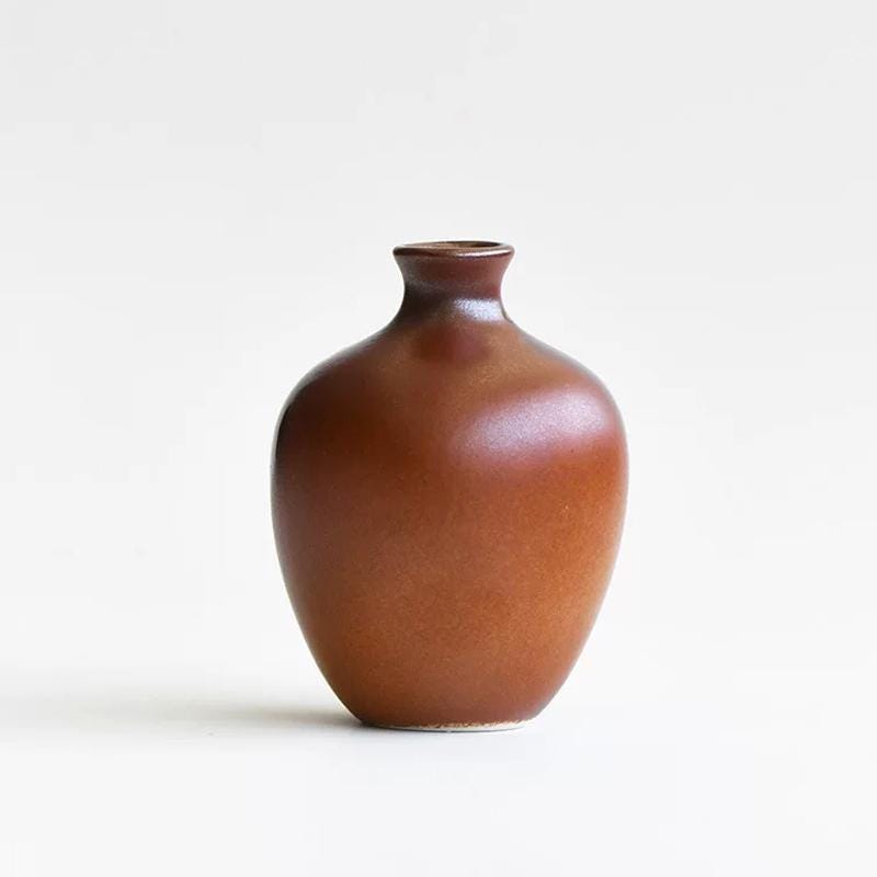 Small Pottery Vases,ceramic bud vase,clay flower vase,Dried flowers vase,Handmade Pot,Vintage Stoneware Jar,Minimalist jar Set,Wedding Decor