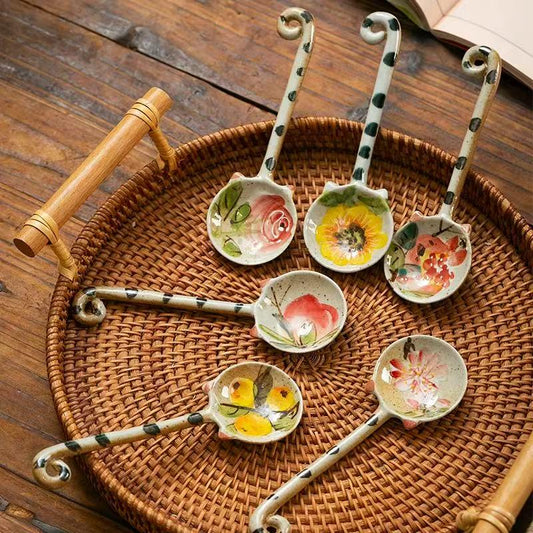 Cat Spoon, Handmade ceramic spoons ,Pottery Spoons, Personalized Gift For Cat Lovers/ Animal Lovers, ceramic Utensils, Kitchen Decor